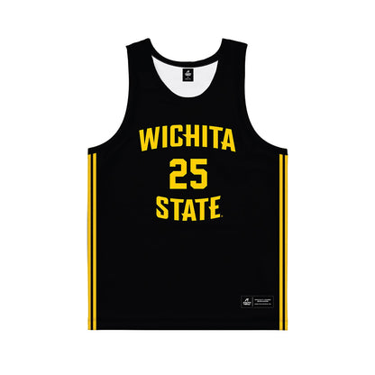Wichita State - NCAA Women's Basketball : Karys Washington - Black Basketball Jersey-0