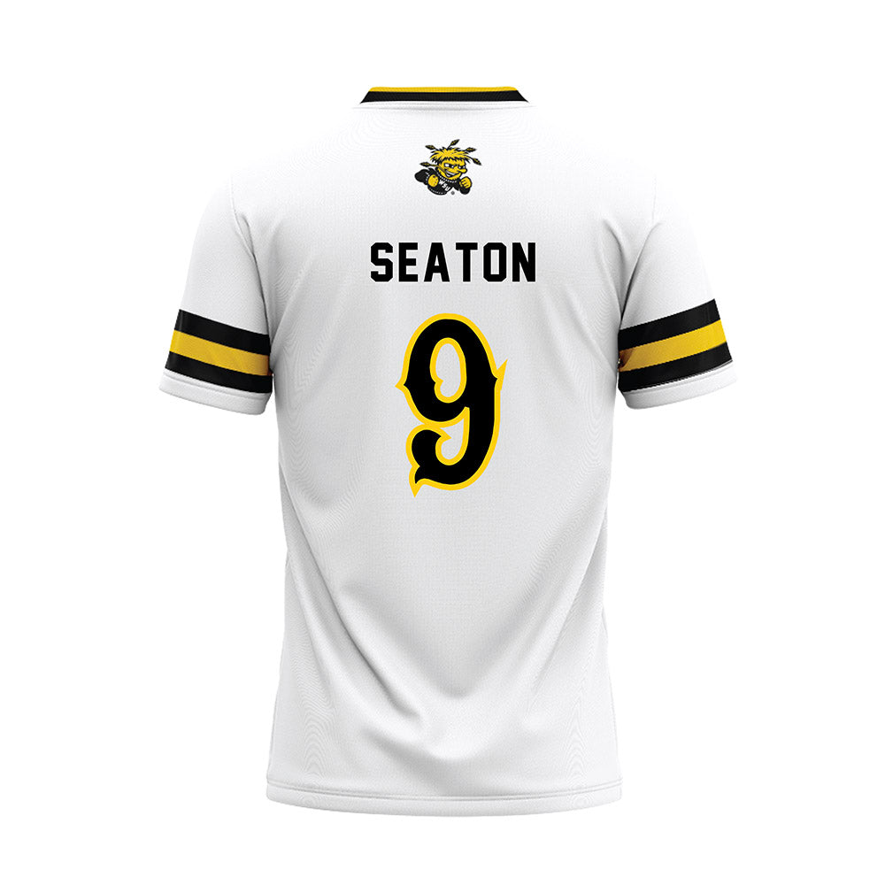 Wichita State - NCAA Softball : Mila Seaton - White Baseball Jersey-1