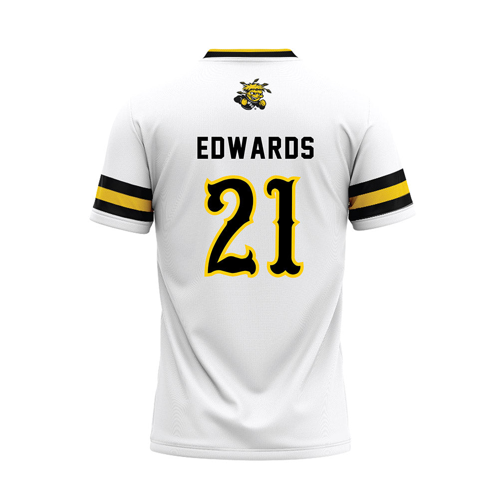 Wichita State - NCAA Softball : Jenna Edwards - White Baseball Jersey-1