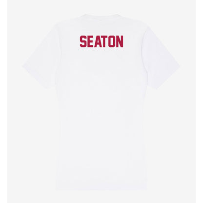 Detroit Mercy - NCAA Women's Track & Field : Mia Seaton - Women's V-Neck T-Shirt-1