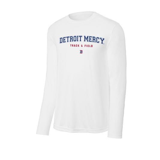 Detroit Mercy - NCAA Women's Track & Field : Gracelyn Peebles - Activewear Long Sleeve T-Shirt-0