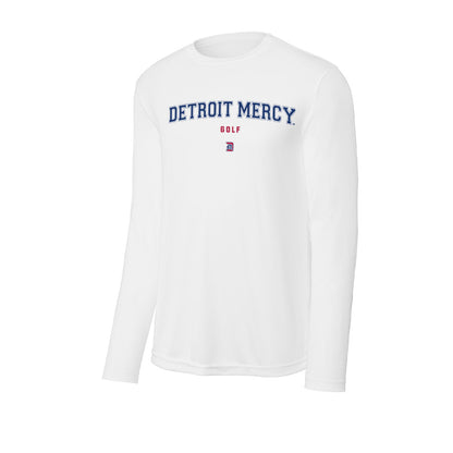 Detroit Mercy - NCAA Men's Golf : Peyton lawley Lawley - Activewear Long Sleeve T-Shirt-1