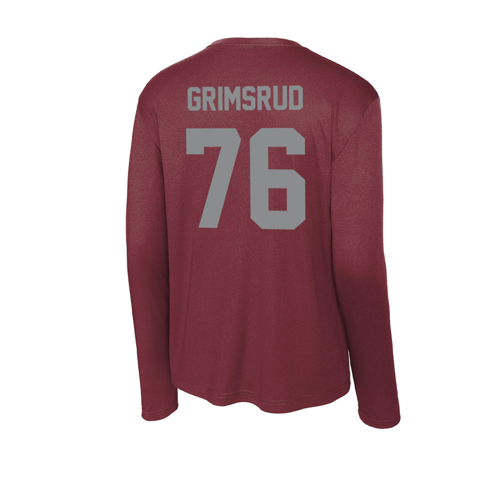 Montana - NCAA Football : Journey Grimsrud - Performance Long Sleeve T-Shirt