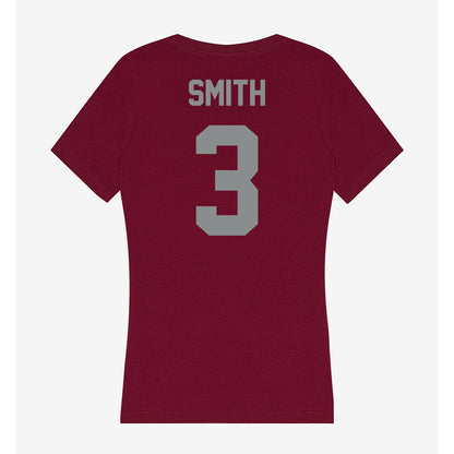 Montana - NCAA Women's Soccer : Abby Smith - Women's V-Neck T-Shirt-1