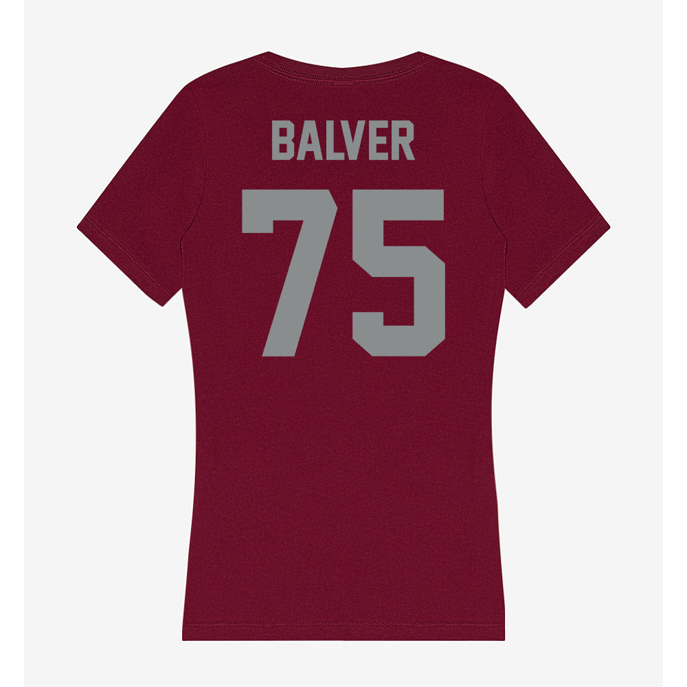 Montana - NCAA Football : jose balver - Women's V-Neck T-Shirt-1