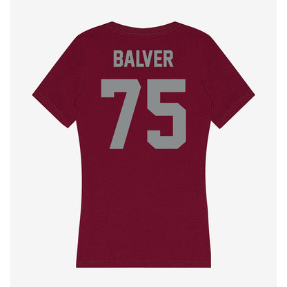 Montana - NCAA Football : jose balver - Women's V-Neck T-Shirt-1