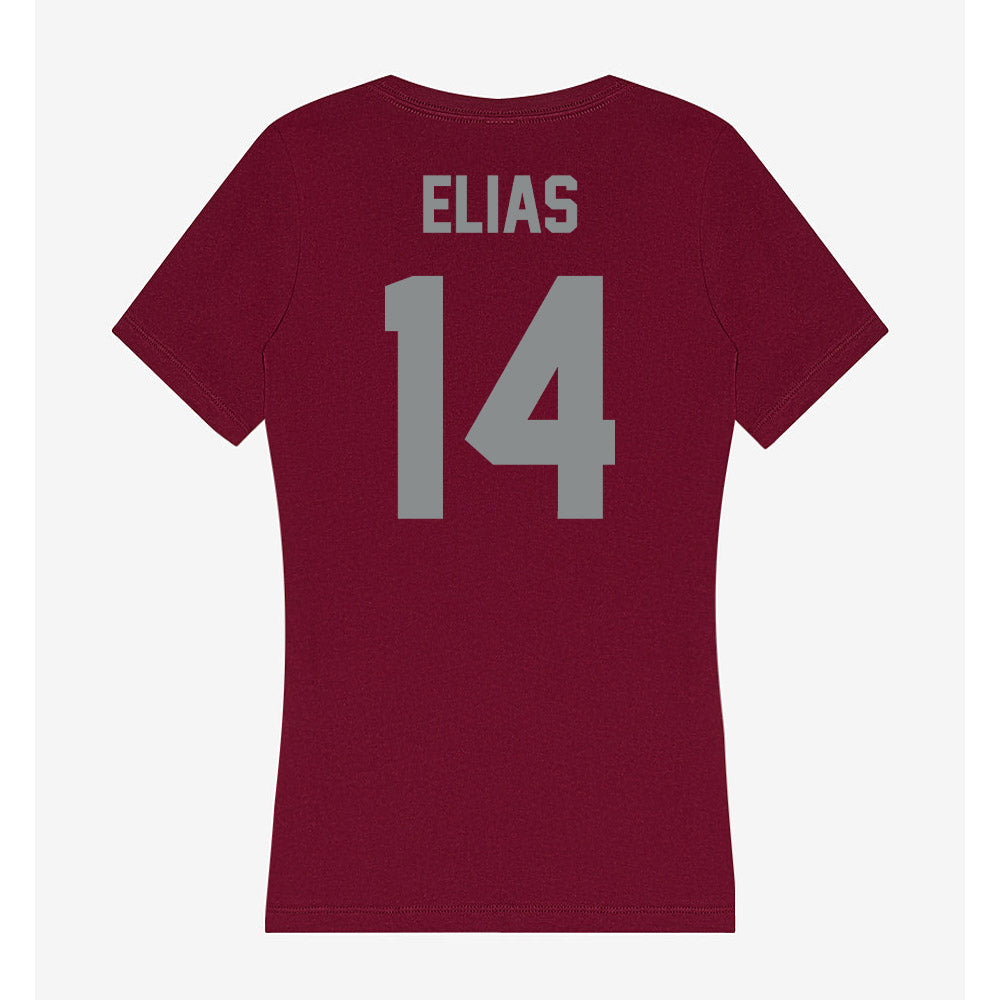 Montana - NCAA Softball : Audri Elias - Women's V-Neck T-Shirt-1
