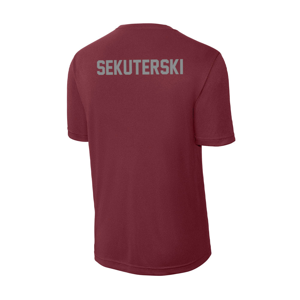 Montana - NCAA Men's Track & Field : Caiden Sekuterski - Activewear T-Shirt-1