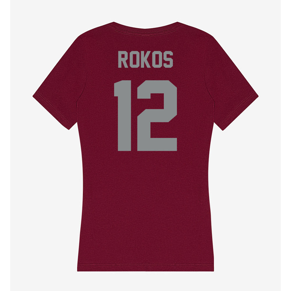 Montana - NCAA Women's Soccer : Lucie Rokos - Women's V-Neck T-Shirt-1