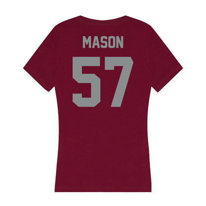 Montana - NCAA Football : Jacob Mason - Women's V-Neck T-Shirt-1