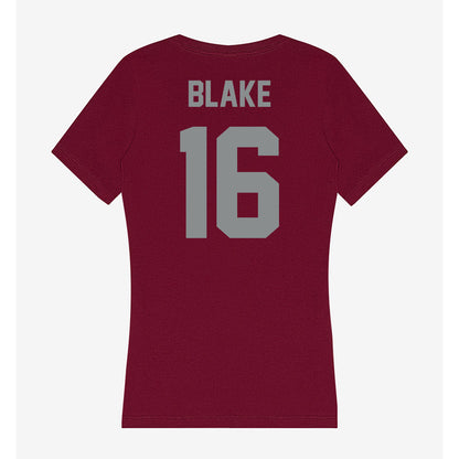 Montana - NCAA Women's Volleyball : Mylee Blake - Women's V-Neck T-Shirt-1