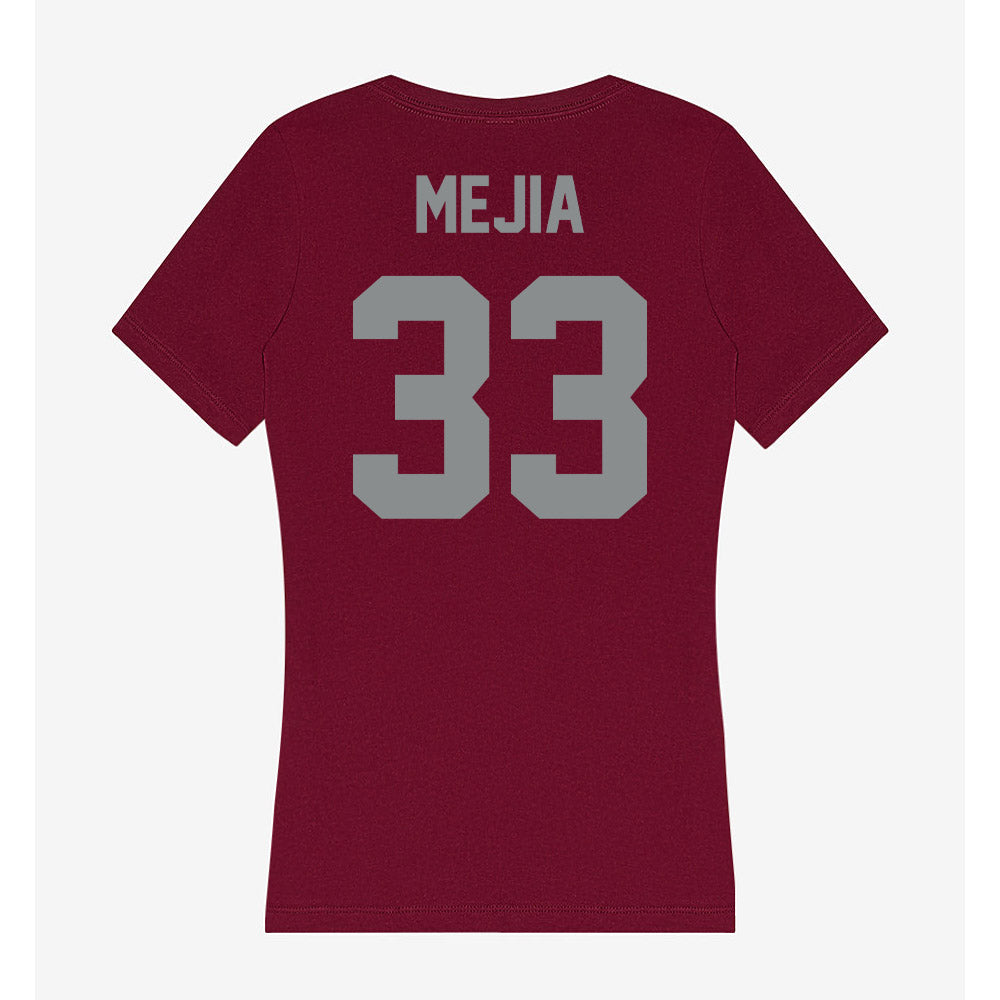 Montana - NCAA Softball : Kailee Mejia - Women's V-Neck T-Shirt-1