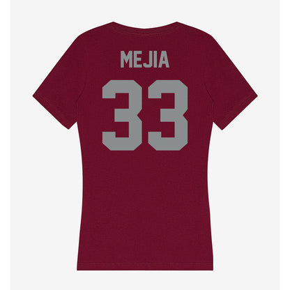 Montana - NCAA Softball : Kailee Mejia - Women's V-Neck T-Shirt-1