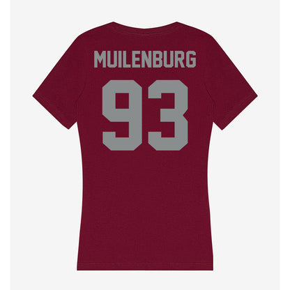 Montana - NCAA Football : Cole Muilenburg - Women's V-Neck T-Shirt-1