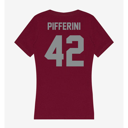 Montana - NCAA Football : Giovanni Pifferini - Women's V-Neck T-Shirt-1