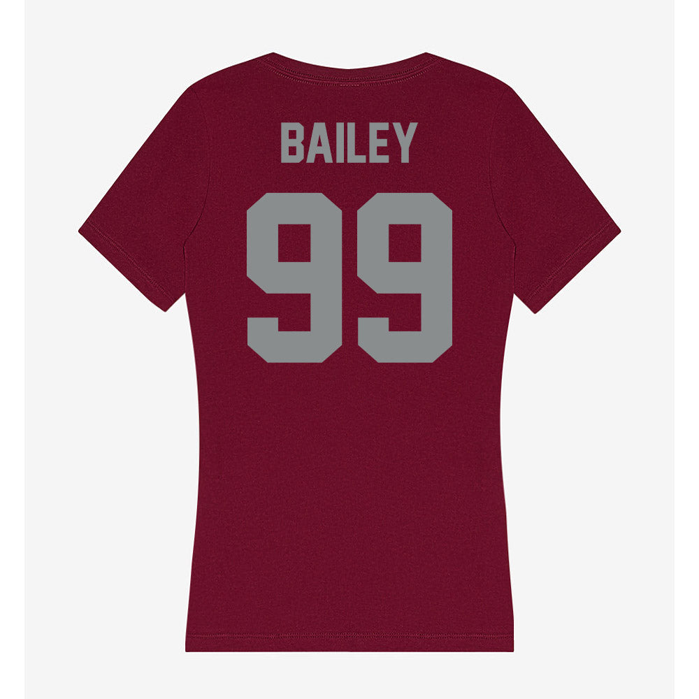 Montana - NCAA Football : Braydon Bailey - Women's V-Neck T-Shirt-1