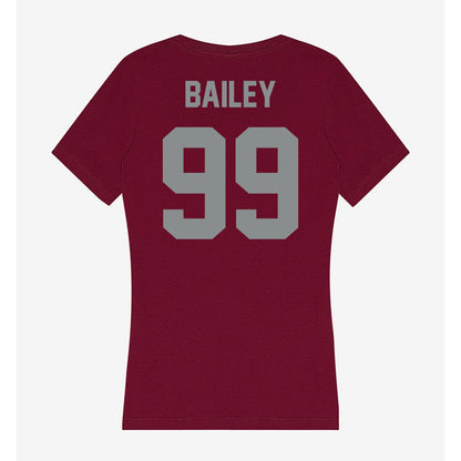 Montana - NCAA Football : Braydon Bailey - Women's V-Neck T-Shirt-1