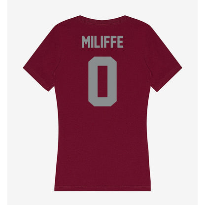 Montana - NCAA Women's Soccer : Jillian Miliffe - Women's V-Neck T-Shirt-1