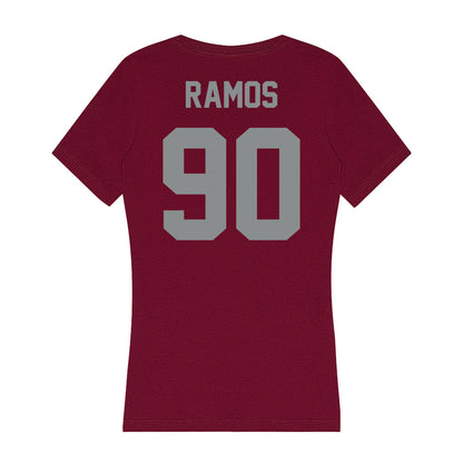 Montana - NCAA Football : Jareb Ramos - Women's V-Neck T-Shirt-1