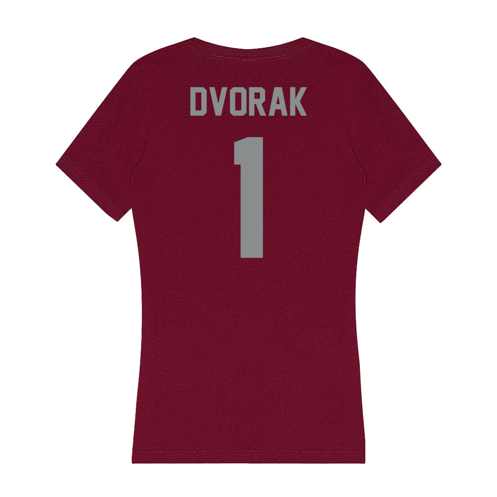 Montana - NCAA Women's Soccer : Ashlyn Dvorak - Women's V-Neck T-Shirt-1