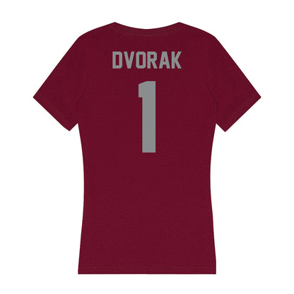 Montana - NCAA Women's Soccer : Ashlyn Dvorak - Women's V-Neck T-Shirt-1