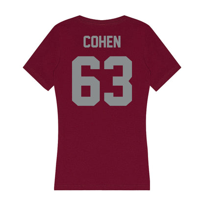 Montana - NCAA Football : Dylan Cohen - Women's V-Neck T-Shirt-1