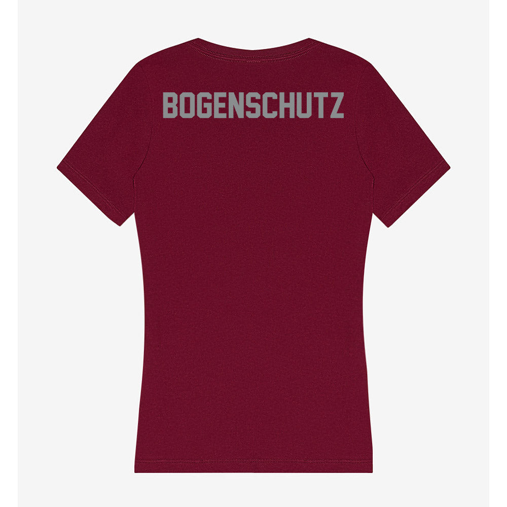 Montana - NCAA Women's Golf : Kate Bogenschutz - Women's V-Neck T-Shirt-1