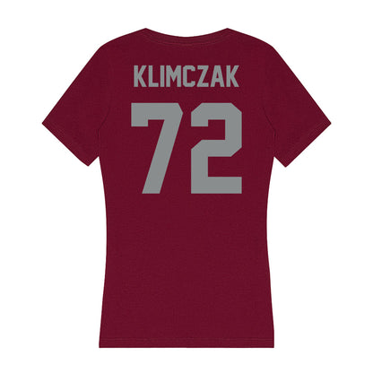Montana - NCAA Football : Cade Klimczak - Women's V-Neck T-Shirt-1
