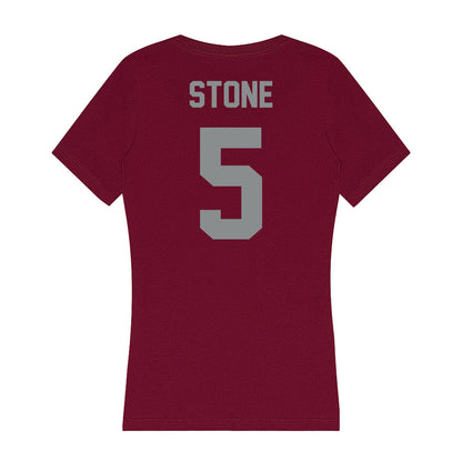 Montana - NCAA Women's Volleyball : Alex Stone - Women's V-Neck T-Shirt-1
