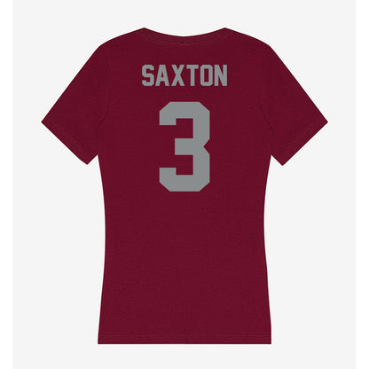 Montana - NCAA Softball : Chloe Saxton - Women's V-Neck T-Shirt-1