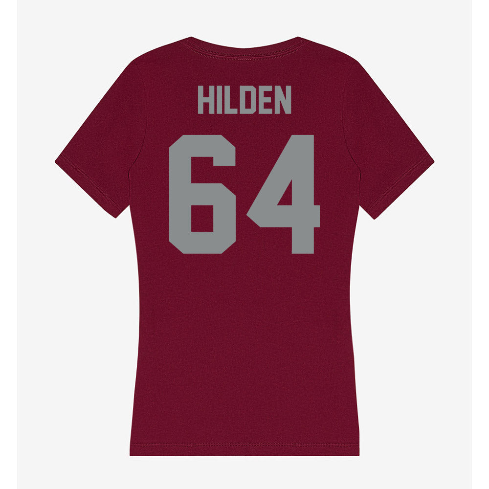 Montana - NCAA Football : Matt Hilden - Women's V-Neck T-Shirt-1