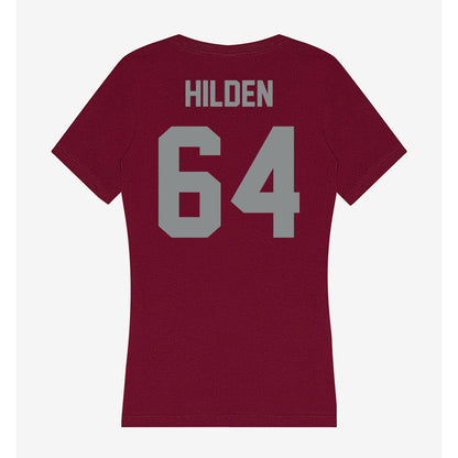 Montana - NCAA Football : Matt Hilden - Women's V-Neck T-Shirt-1