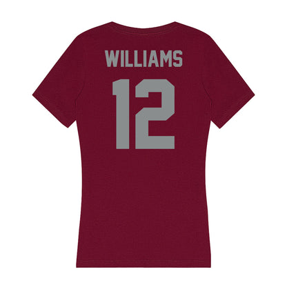 Montana - NCAA Women's Volleyball : Emma Williams - Women's V-Neck T-Shirt-1