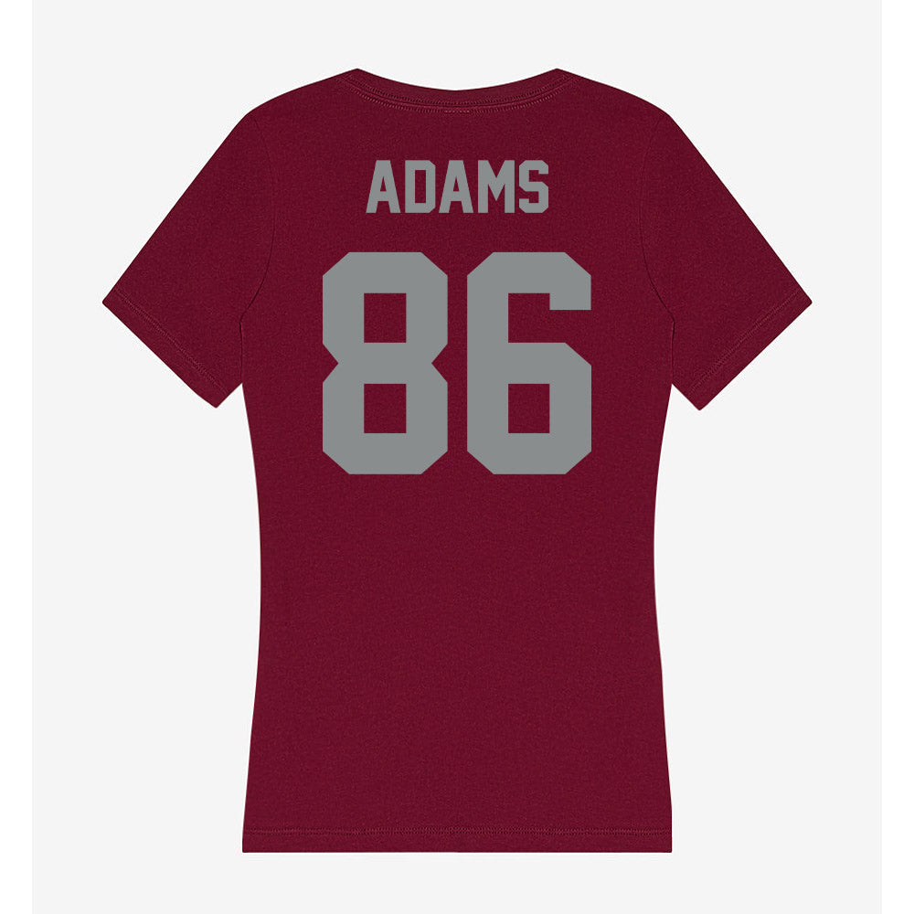 Montana - NCAA Football : Weston Adams - Women's V-Neck T-Shirt-1