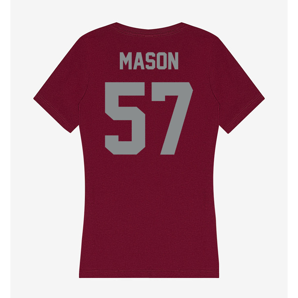 Montana - NCAA Football : Jake Mason - Women's V-Neck T-Shirt-1