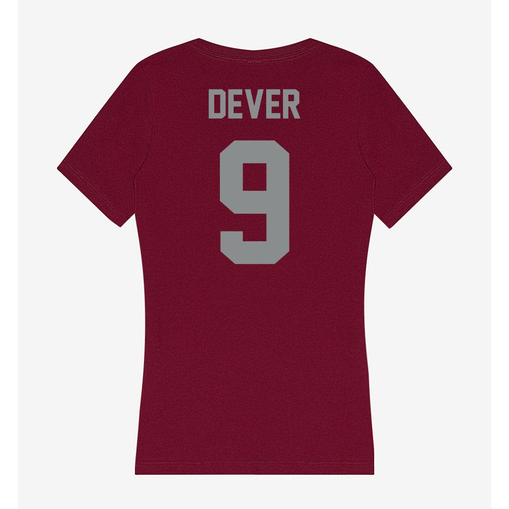 Montana - NCAA Football : Jordan Dever - Women's V-Neck T-Shirt-1