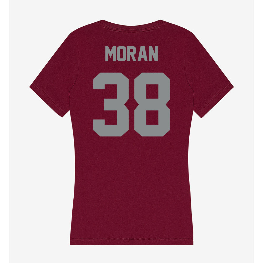 Montana - NCAA Football : Caleb Moran - Women's V-Neck T-Shirt-1