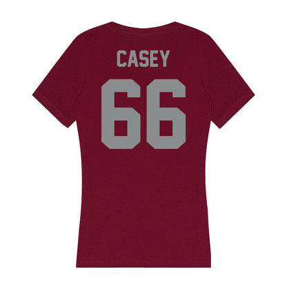 Montana - NCAA Football : Brandon Casey - Women's V-Neck T-Shirt-1