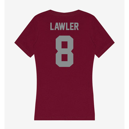 Montana - NCAA Football : Kenzel Lawler - Women's V-Neck T-Shirt-1