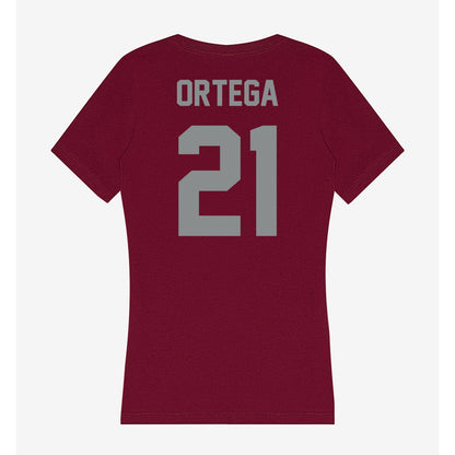 Montana - NCAA Softball : Cameryn Ortega - Women's V-Neck T-Shirt-1