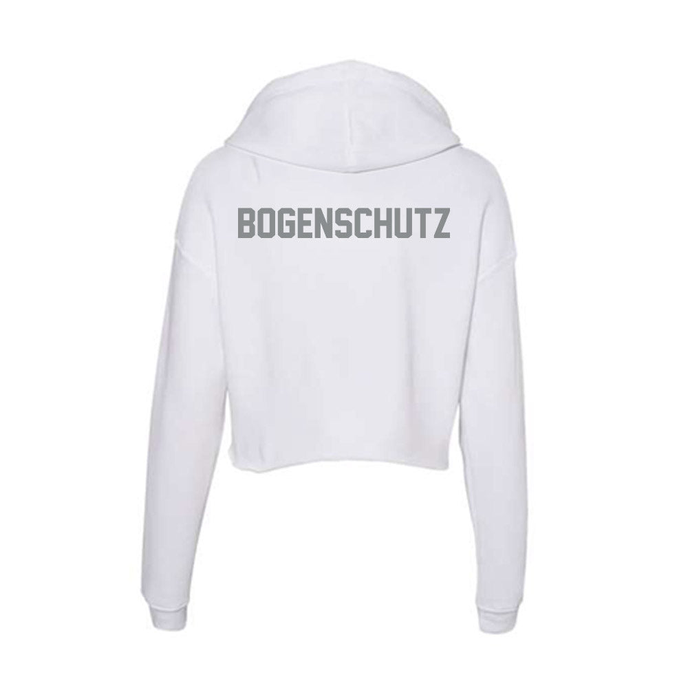 Montana - NCAA Women's Golf : Kate Bogenschutz - Women's Crop Fleece Hoodie-1