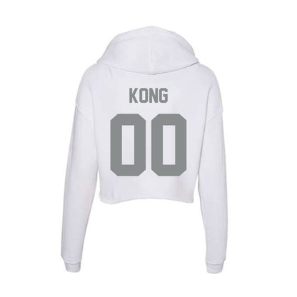 Montana - NCAA Softball : Kaiana Kong - Women's Crop Fleece Hoodie-1