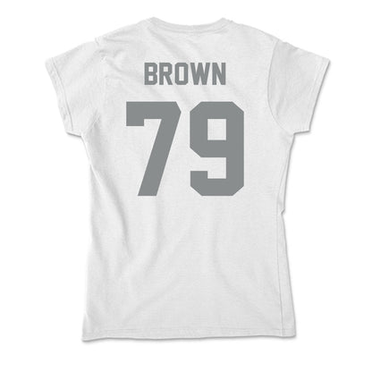 Montana - NCAA Football : Liam Brown - Soft Style Women’s T-Shirt-1