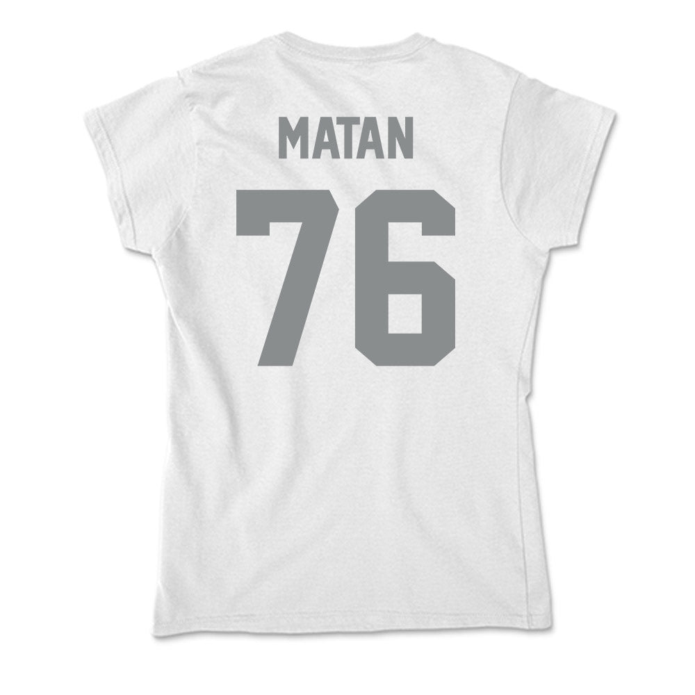 Montana - NCAA Football : Patrick Matan - Soft Style Women’s T-Shirt-1
