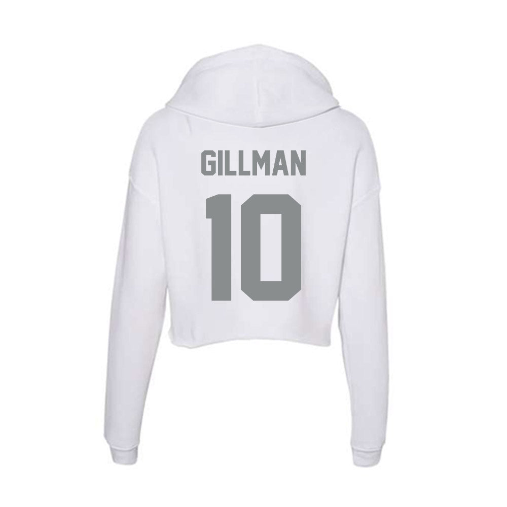 Montana - NCAA Football : Eli Gillman - Women's Crop Fleece Hoodie-1