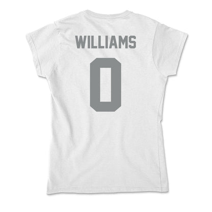 Montana - NCAA Men's Basketball : Money Williams - Soft Style Women’s T-Shirt-1