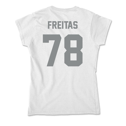Montana - NCAA Football : Lucas Freitas - Soft Style Women’s T-Shirt-1