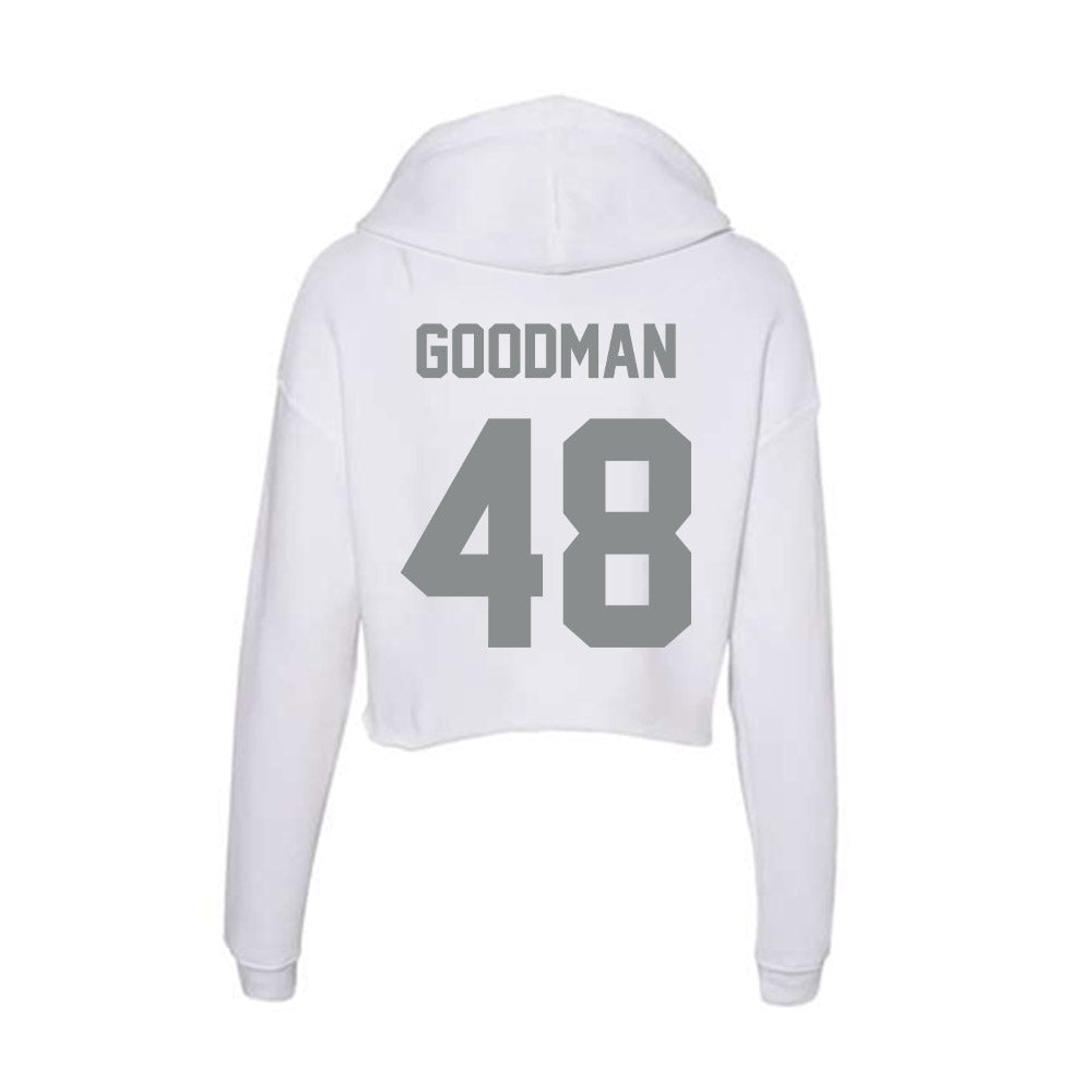 Montana - NCAA Football : Styles Goodman - Women's Crop Fleece Hoodie-1