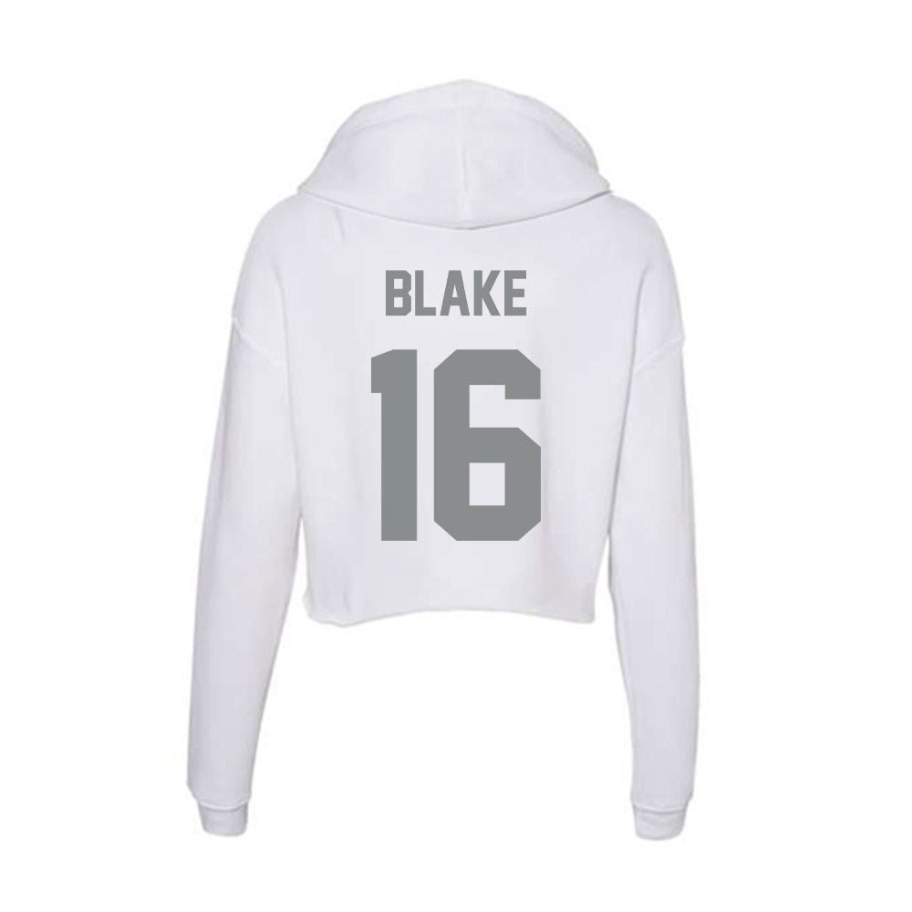 Montana - NCAA Women's Volleyball : Mylee Blake - Women's Crop Fleece Hoodie-1