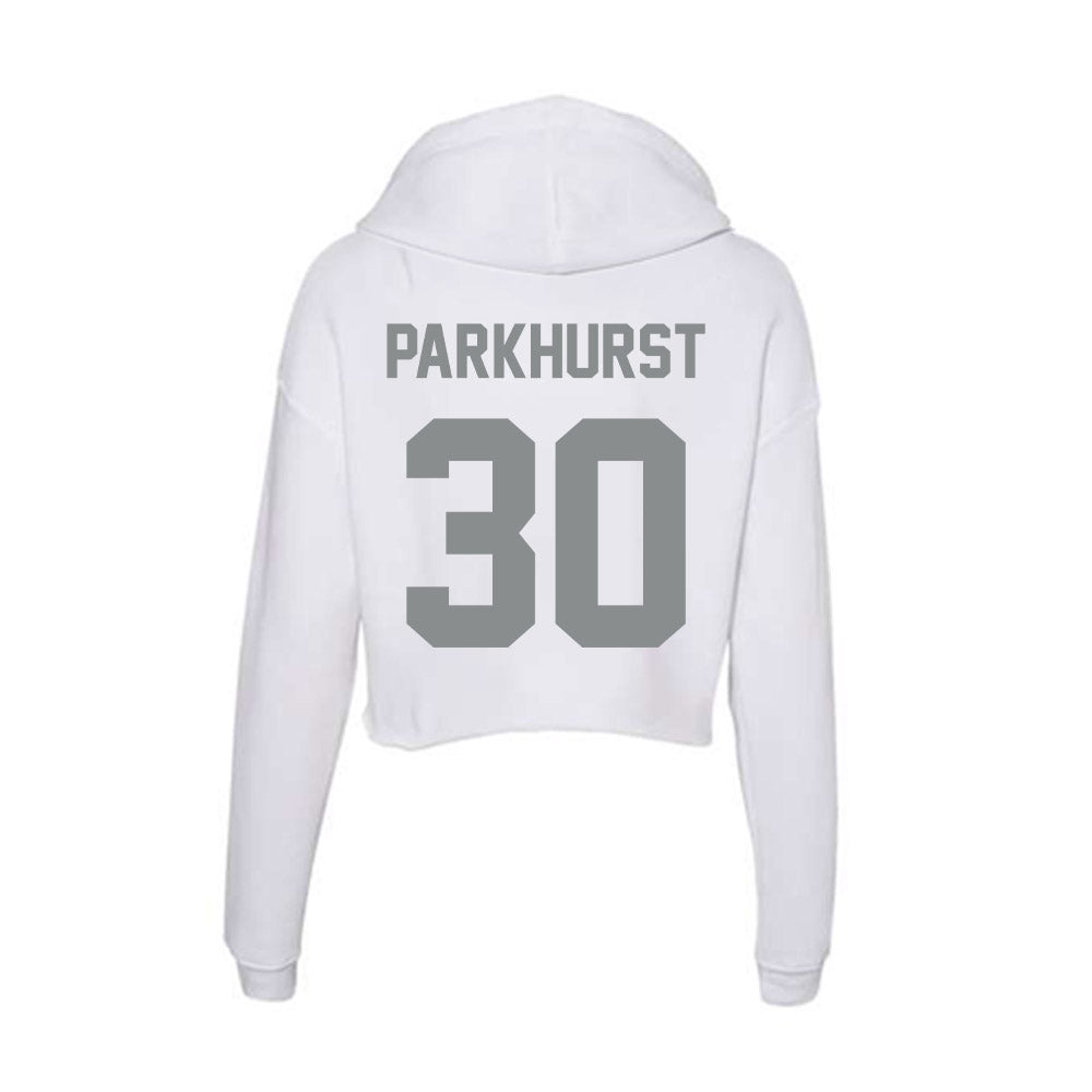 Montana - NCAA Women's Soccer : Mia Parkhurst - Women's Crop Fleece Hoodie-1